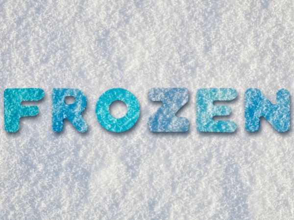 frozen