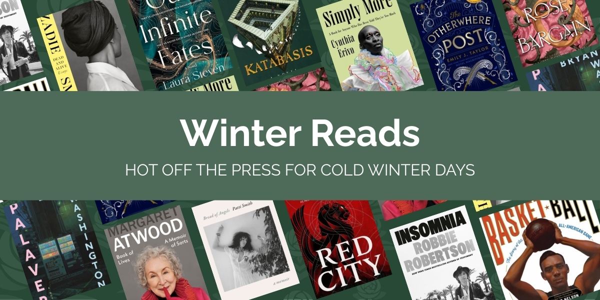 Collage of book covers labeled Winter Reads