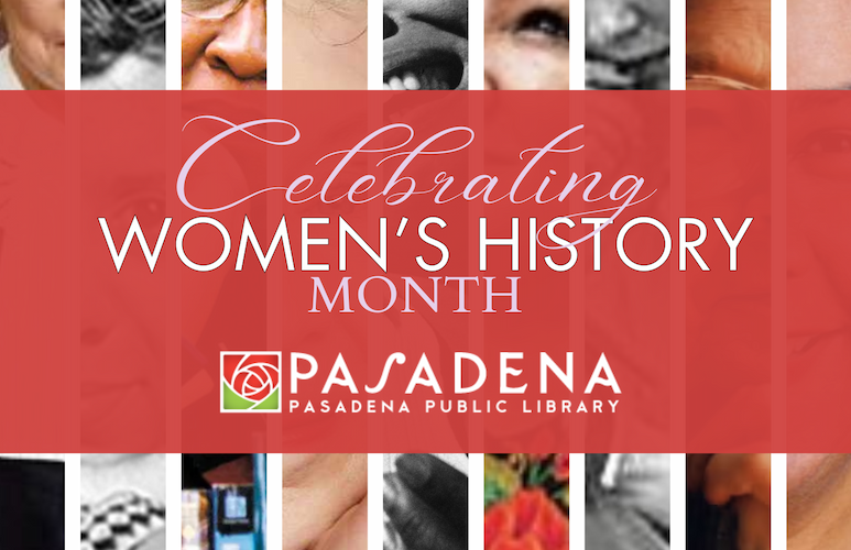 Celebrating Women's History Month banner